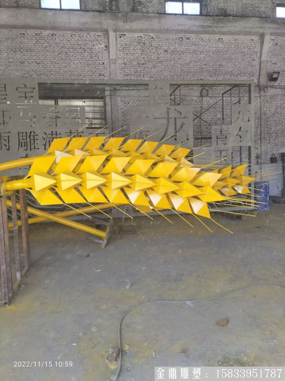 不銹鋼麥穗粒雕塑 糧倉(cāng)雕塑麥穗廠家定制